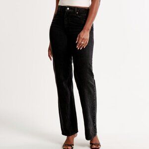 Abercrombie & Fitch Curve Love High Rise 90s Relaxed Jean